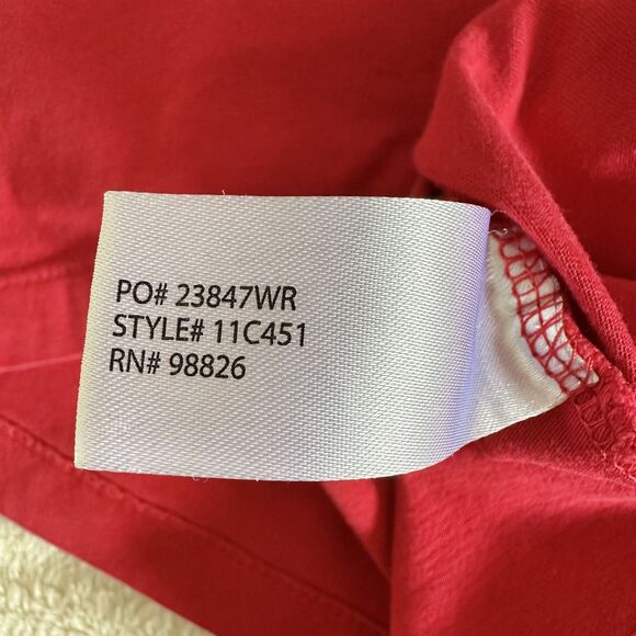 U.S. Polo Association T-Shirt Mens Size XL Red Short Sleeve Classic Fit - Picture 7 of 8